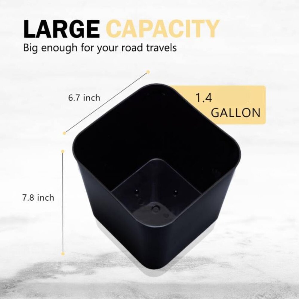 SOLD Large Black Car Trash Can Waterproof & Leakproof